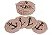 Nautical Anchor Jute Rope Coasters - Set of 4