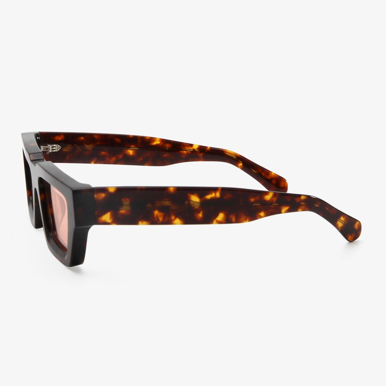 Gafas rectangulares de acetato grueso para hombres, gafas de hip-hop para mujeres, gafas de sol con protección UV400