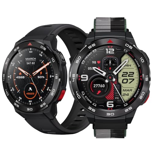Mibro GS Pro Smart watch para Android e iOS, tela amoled de 1,43', rastreador de fitness com posicionamento por satélite e GPS, à prova d'água 5ATM, 105 modos esportivos para homens e mulheres