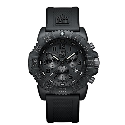 Luminox Navy SEAL Colormark Chronograph XS.3081.BO.1 Reloj de Plásticolsera Cuarzo Hombre correa de Plástico Negro