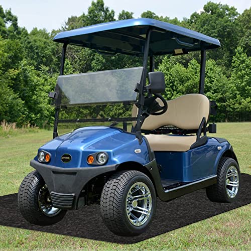 Halero Golf Cart Parking Mat 4.9 Ft × 9.1 Ft Garage Floor Mat Oil Absorbent Waterproof Rubber Backing Layer Floor Protective Pad From Spills, Drips, Splashes And Stains #TOP5