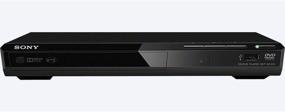 Sony Dvd Player Ultra Slim Dvp-Sr370 - Black, USB