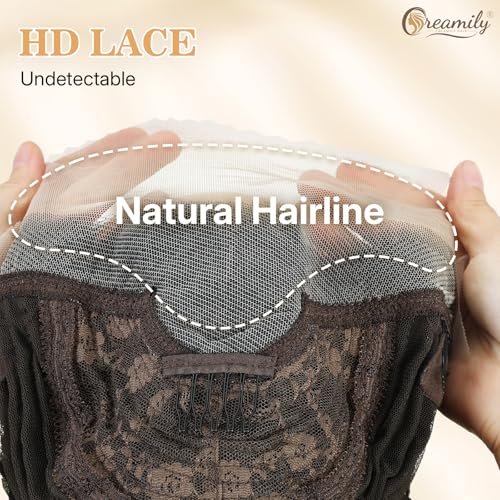 Image of Creamily 30 inch Synthetic Lace Front Wig Black Straight 13x3 HD Lace Front Wigs Long Straight Glueless Pre Plucked Heat Resistant Fiber Hair Wig Natural for Daily Party (Black, 30 inches)