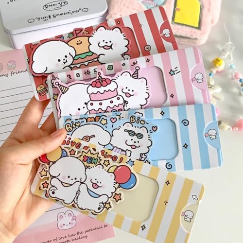 wowjimi サプライズカード 12枚入り キャラクターの子犬 かわいい プレゼント りったい グリーティングカード カード枚 新年 クリスマス 誕生日カード 告白カード 友人を送る 妻を送る 誕生日 結婚式 記念日