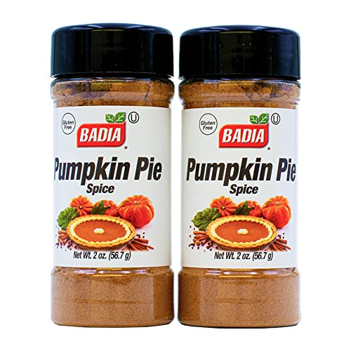 2 x Badia Pumpkin Pie Spice 2oz + Uplabel Creations Pumpkin Pie Recipe Card