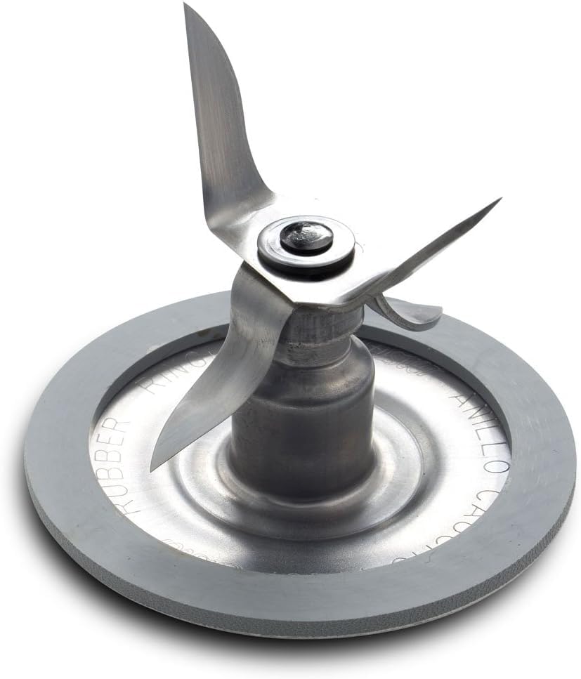 Recamania Cuchilla de 4 Puntas con Anillo de Sellado Compatible Para Picadora de Hielo OSTER 004961-050-000