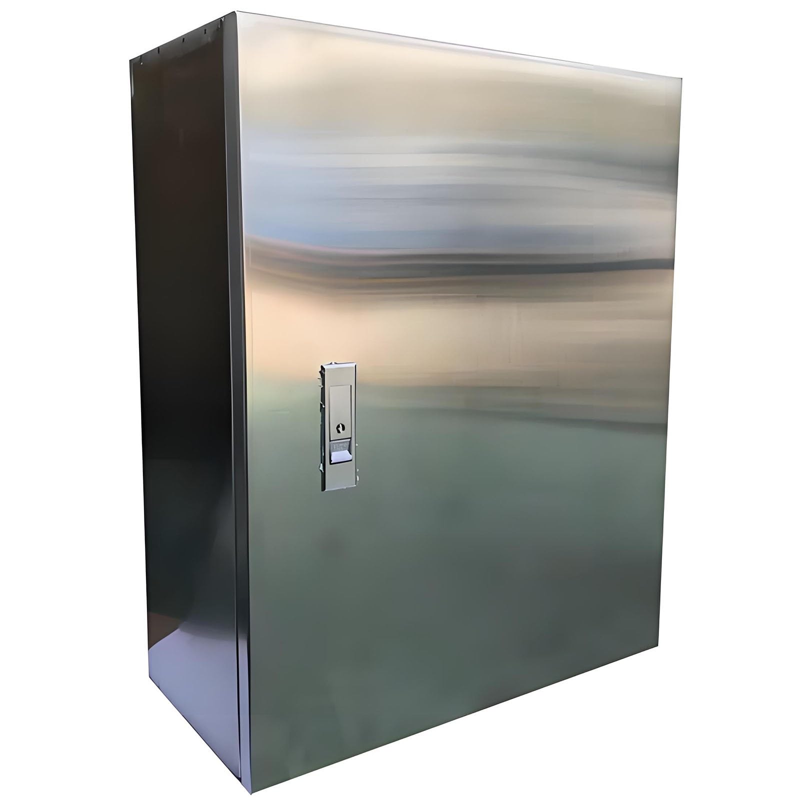 Verteilerkasten aus Edelstahl, Schaltschrank Stahlgehäuse, Wasserdichter und Staubdichter, Abschließbarer Stromkasten für den Außen- und Innenbereich(30x25x15cm/12x10x6in)