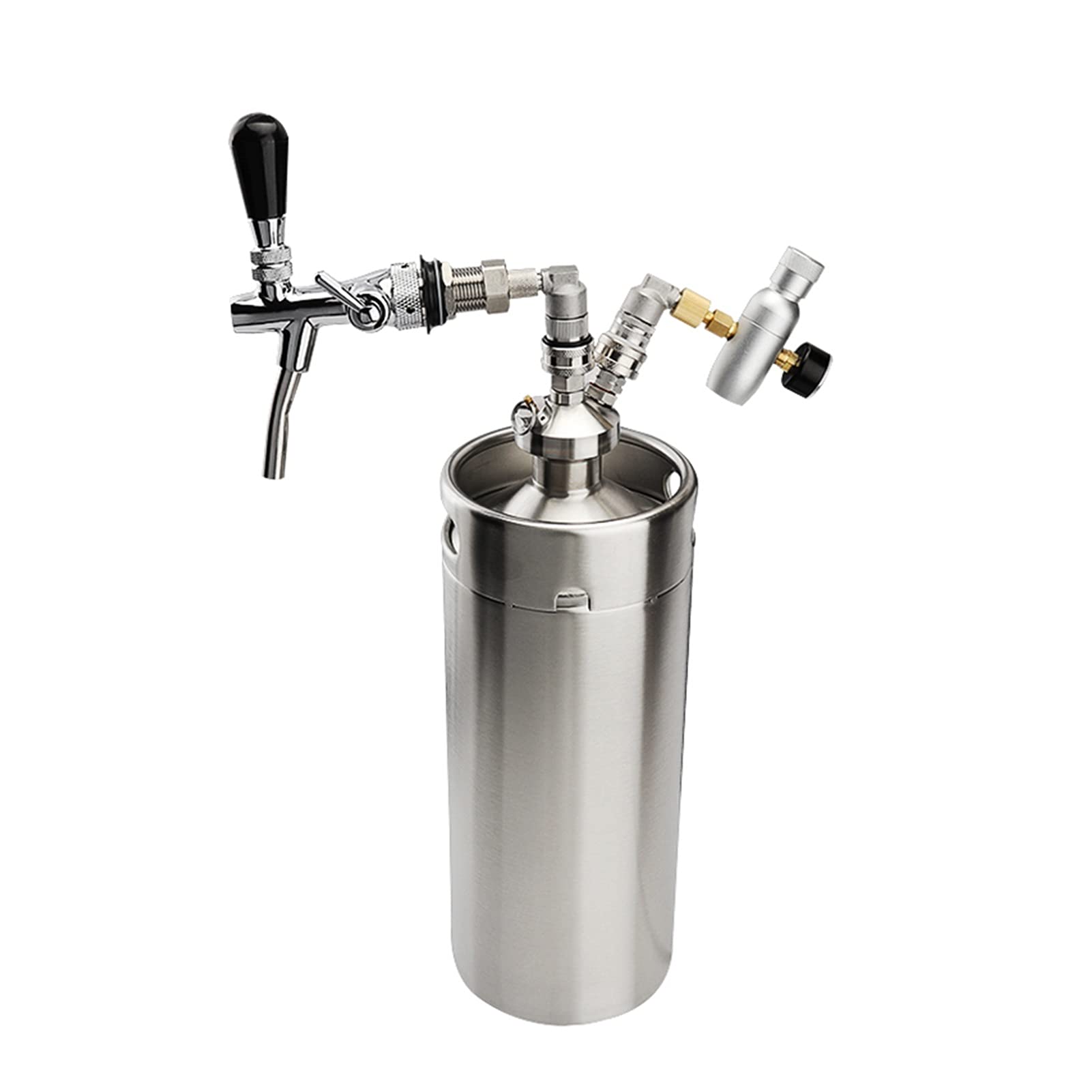 Buy XIAOXIN Home Brewing Stainless Steel Mini Keg 10L Keg Pressurized Mini Growler,Keg Growler