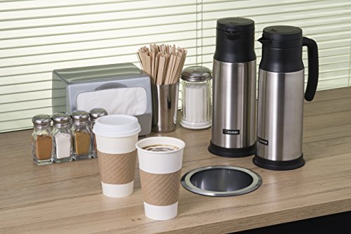 Zojirushi Sh-Mae10 (34 Oz.) Stainless Vacuum Creamer/Dairy Server, Stainless (Nsf®) #TOP6