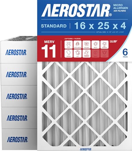 Aerostar 16x25x4 MERV 11  - Detailed View