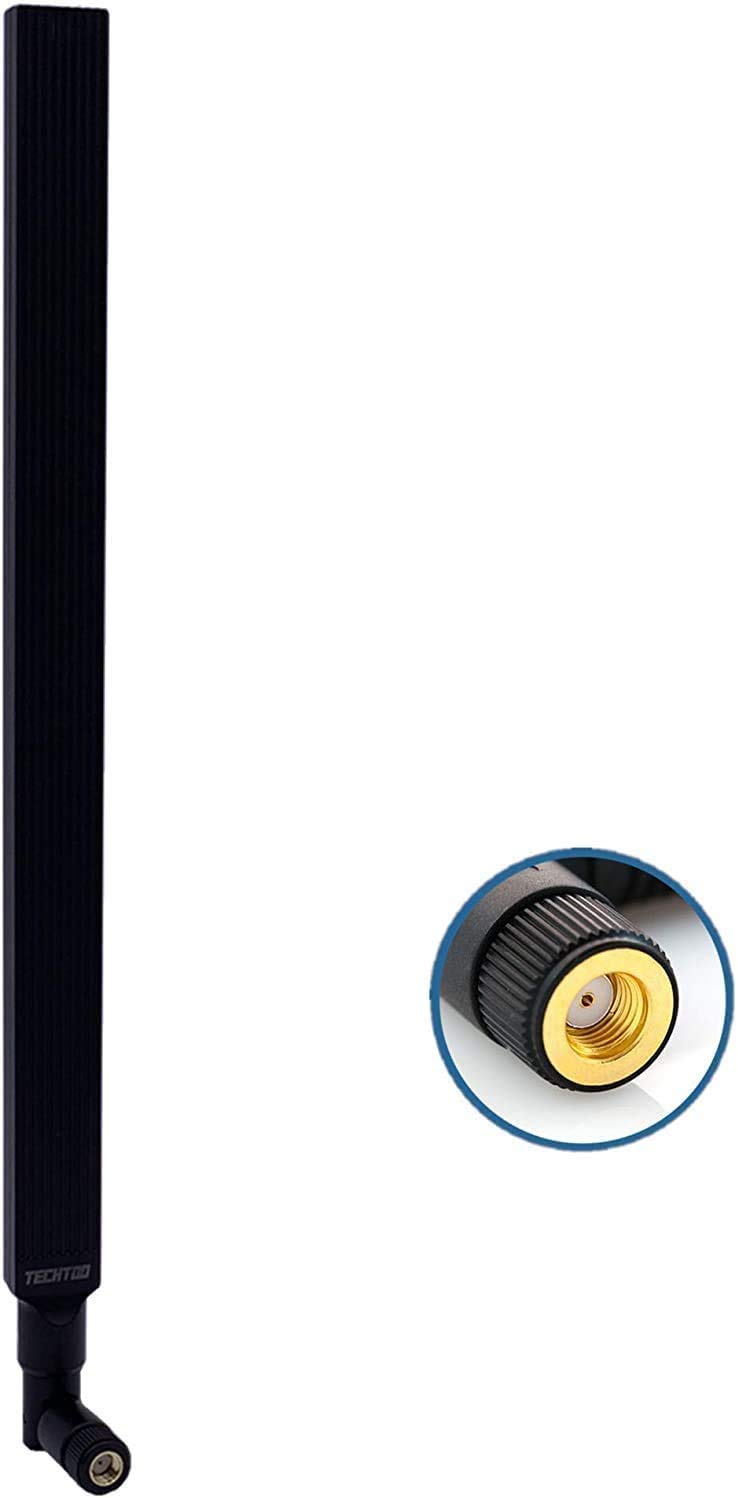 TECHTOO WiFi Antenna 12 dBi 5.8GHz for Router AP - Security IP Camera - USB Card Adapter - PCI PCIe Cards - Range Extender - PC Desktop - FPV UAV