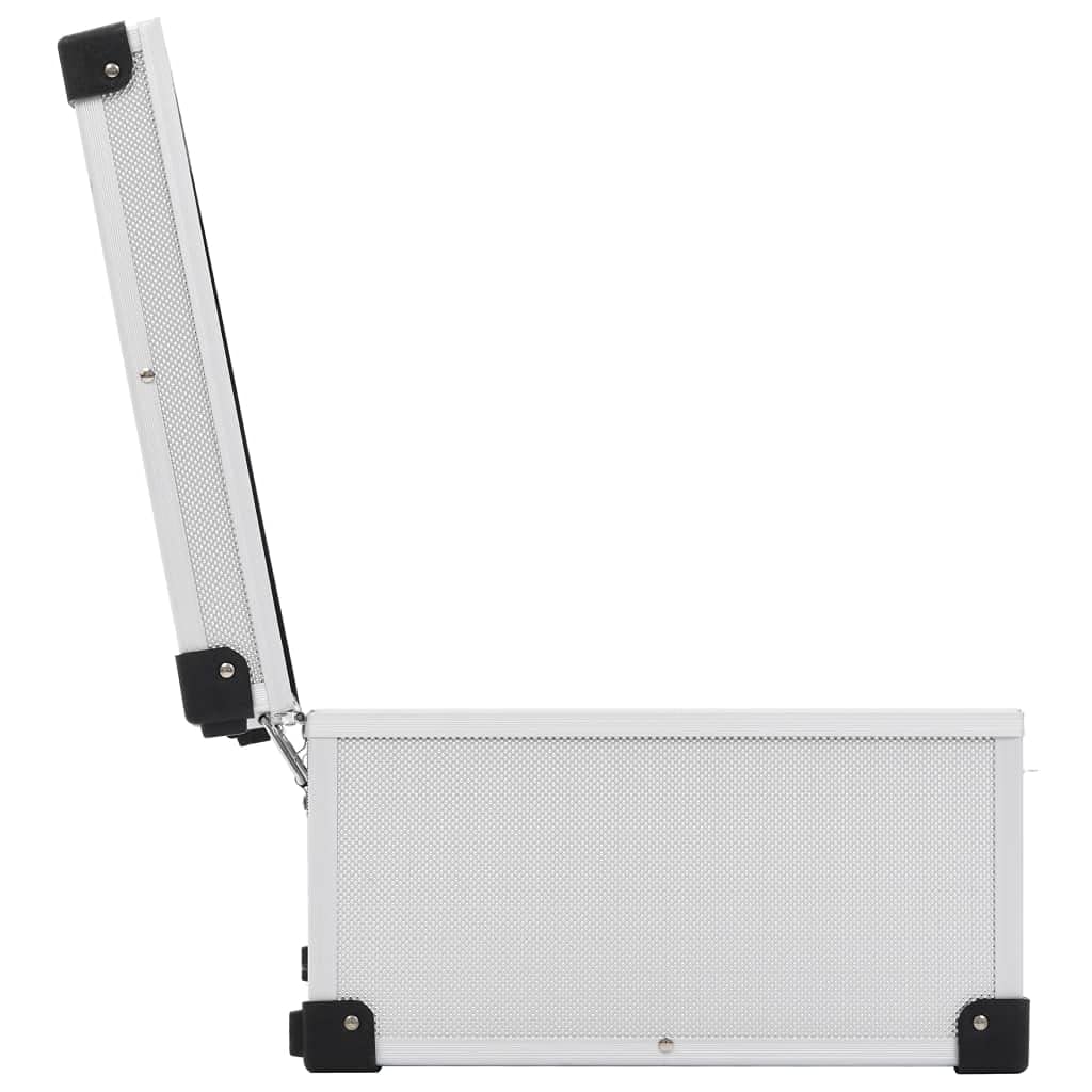 Generico Custodia CD per 80 CD in Alluminio ABS Argento,Forniture per Ufficio,Archiviazione e organizzazione,Porta CD/DVD-91854
