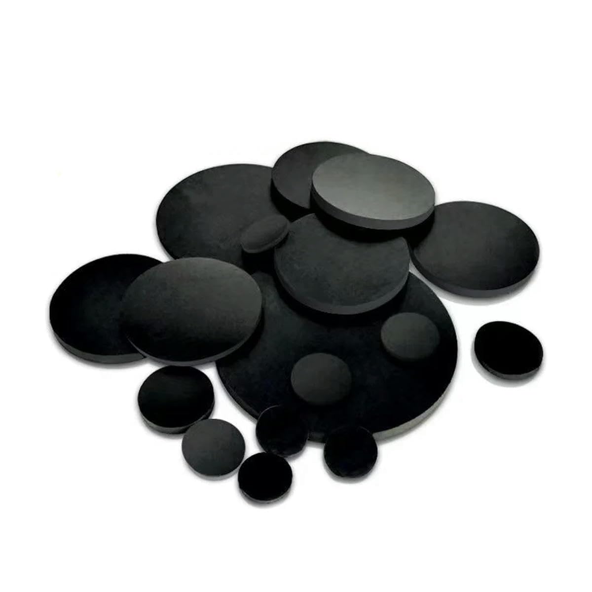 10 pz Solido Rotondo Foglio di Gomma Nitrile Guarnizioni di Tenuta Pad Dia 10/15/20/30/40/50/60/70/75/80/85/90/100mm di Spessore 1/1.5/2/3/4/5mm-90mm- 5 mm