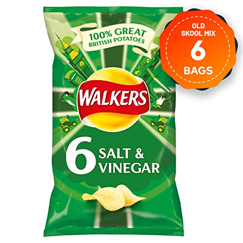 Walkers Crisps Salt Vinegar Cheese Onion Prawn Cocktail Monster Munch French Fries Snacks Mixed 84 Bags
