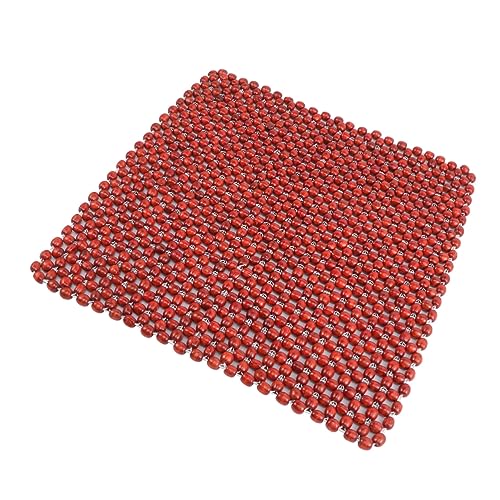 HAPINARY Cojín de Asiento para Coche con Bolas de Madera Funda Transpirable y para Verano para Oficina y Masajeador y de Instalar