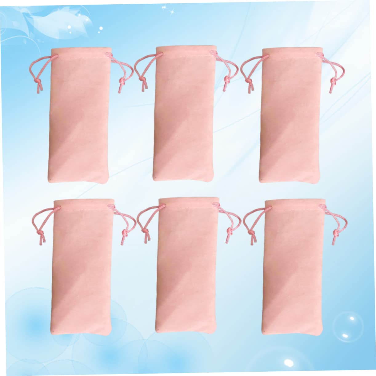 PACKOVE 36 Pz custodia per occhiali custodia rigida per occhiali da sole borsa morbida per occhiali sacchetti rosa borsone rosa buste custodia occhiali borsa protettiva per occhiali