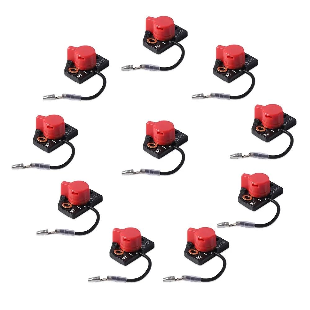 10 x Encendido/Apagado Interruptor de Parada del Motor Apto for EY15 EY20 EY28 EY27 EX13