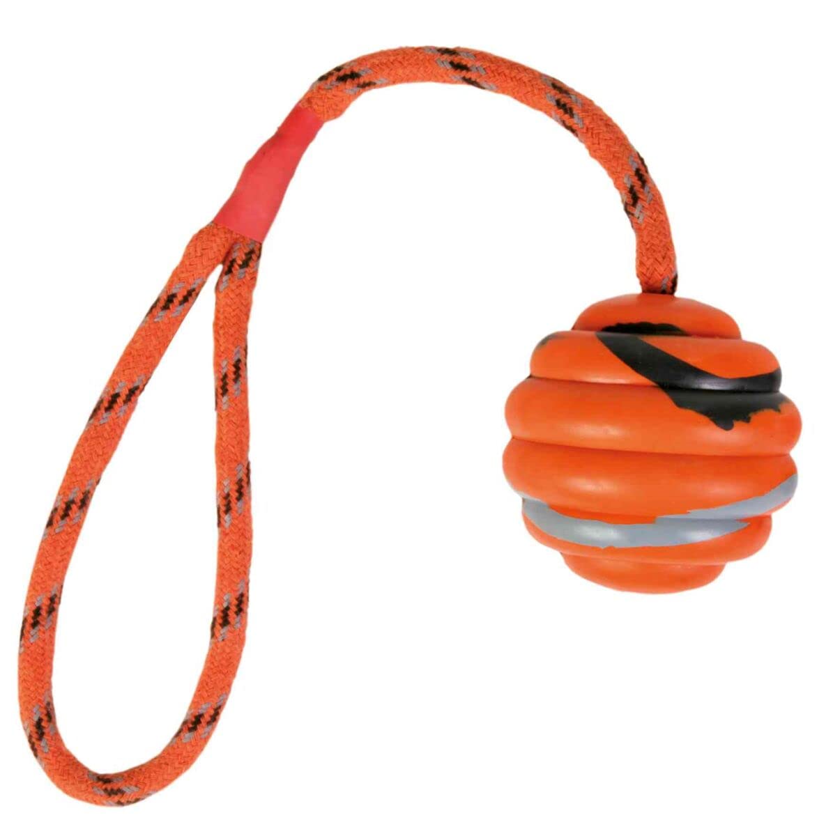 TRIXIE Wavy Ball on a Rope Natural Rubber Toy | Made with Durable Polyester, Encourages Positive Chew Behaviour & Maintains Dental Hygiene | Promotes Healthy Play & Exercise - 6/30 cm (B0B59NP6BY) Amazon Price History, Amazon Price Tracker