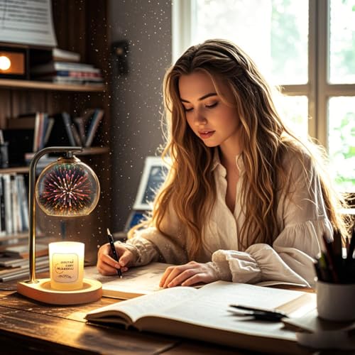 Lâmpada para aquecedor de velas com temporizador – derretidor elétrico de cera com temporizador e re
