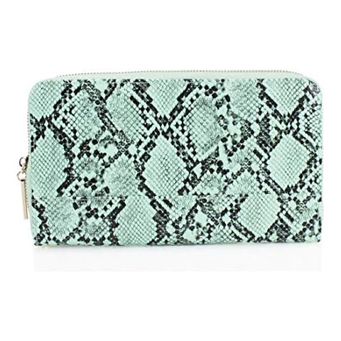 LeahWard Women's 2 in 1 Purse with Passport Holder (Blue 2 in 1) Cover