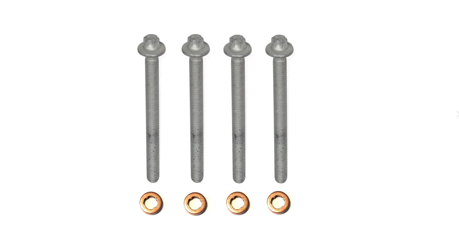 4x Injektor Schrauben Kupferringe 1er 2er 3er 4er 5er N47/57 B47/57 13537805256