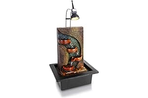 SereneLife 4-Tier Desktop Meditation Waterfall Decor