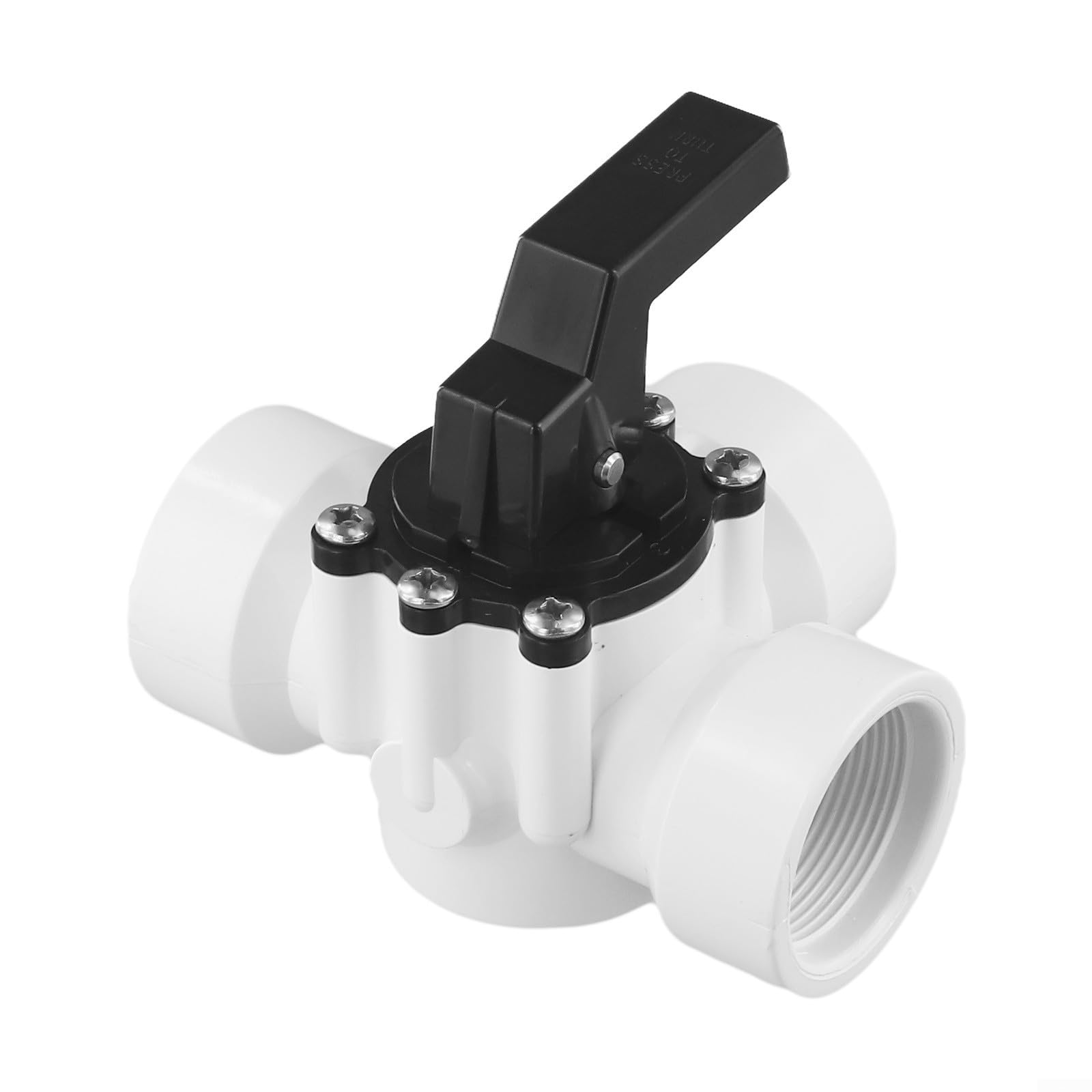 Vanne de dérivation 3 voies 3.8cm pvc plomberie de piscine et spa