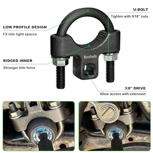 Image of Toolwiz 3 /8'' Universal Low Profile Tool + 1 /2'' Inner Tie Rod Hex Wrench