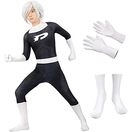 C-ZOFEK Men's Black Cosplay Bodysuit Costume 3D Printed for Halloween