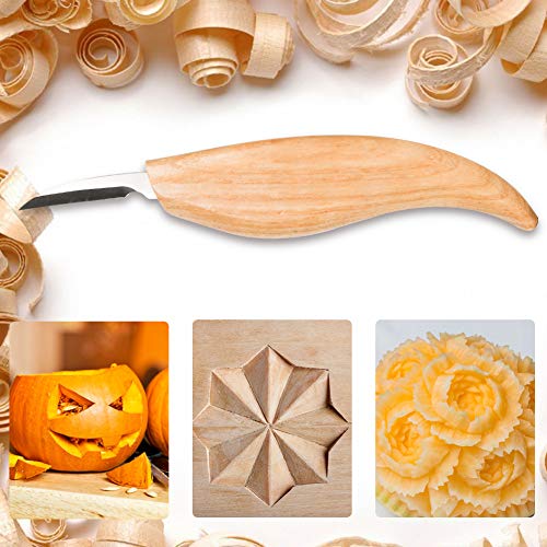 WYACOM Wood Carving Detail Knife-Whittling Chip Knife,Cutting Knife for Detail Wood Carving Craft Knife for Beginners Woodworking Professional (Detail Knife -1 PC)