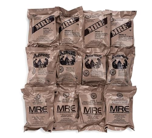 wornick sopacko ameriqual mre meals ready to eat inspection 2025 2026 or better emergency food supply survival camping outdoor 12 packa amp b case bundle 2 count