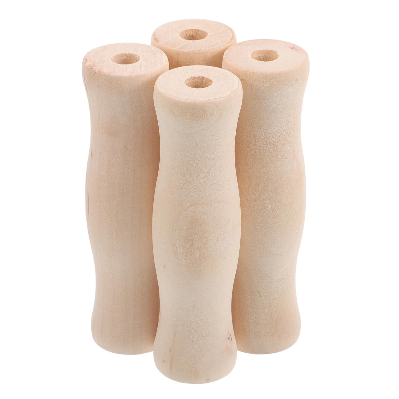 Poignées de barbecue VILLCASE de qualité supérieure en bois beige pour gril haut de gamme