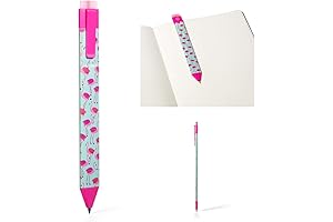 Flamingo Erasable Bookmark Pen | 3-in-1 Novelty Pen, Bookmark, and Page Holder