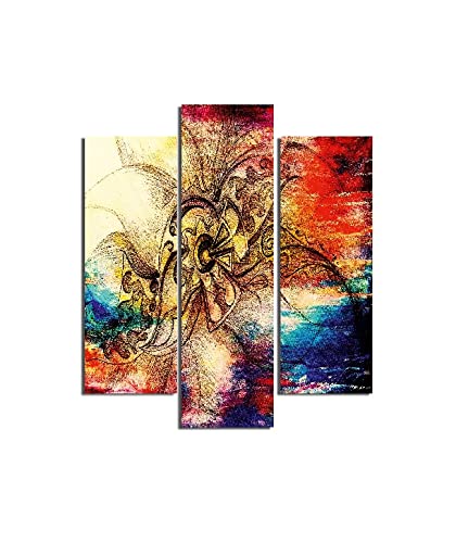 Tableau résumé 3 pièces Homemania en MDF de haute précision pour décoration d'art mural