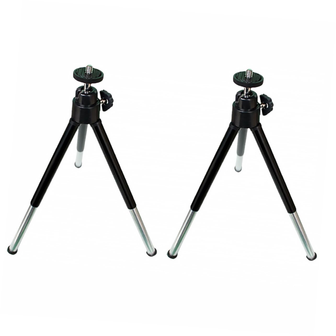 TEHAUX 2pcs Mini DSLR Phone Tripod Flexible Lightweight Multi-Position Holder for/DSLR Cameras Mobile Broadcast Stand