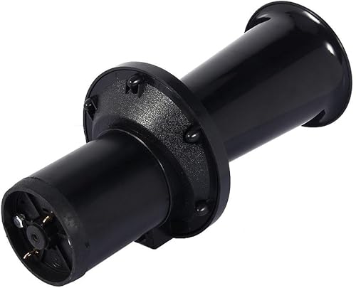 Miniatura 5 de KIMISS Sirena de cuerno vintage para coche, 12 V, 110 DB, AHH-OO-GAH AHOOGA OOOGA (plateado) (negro)