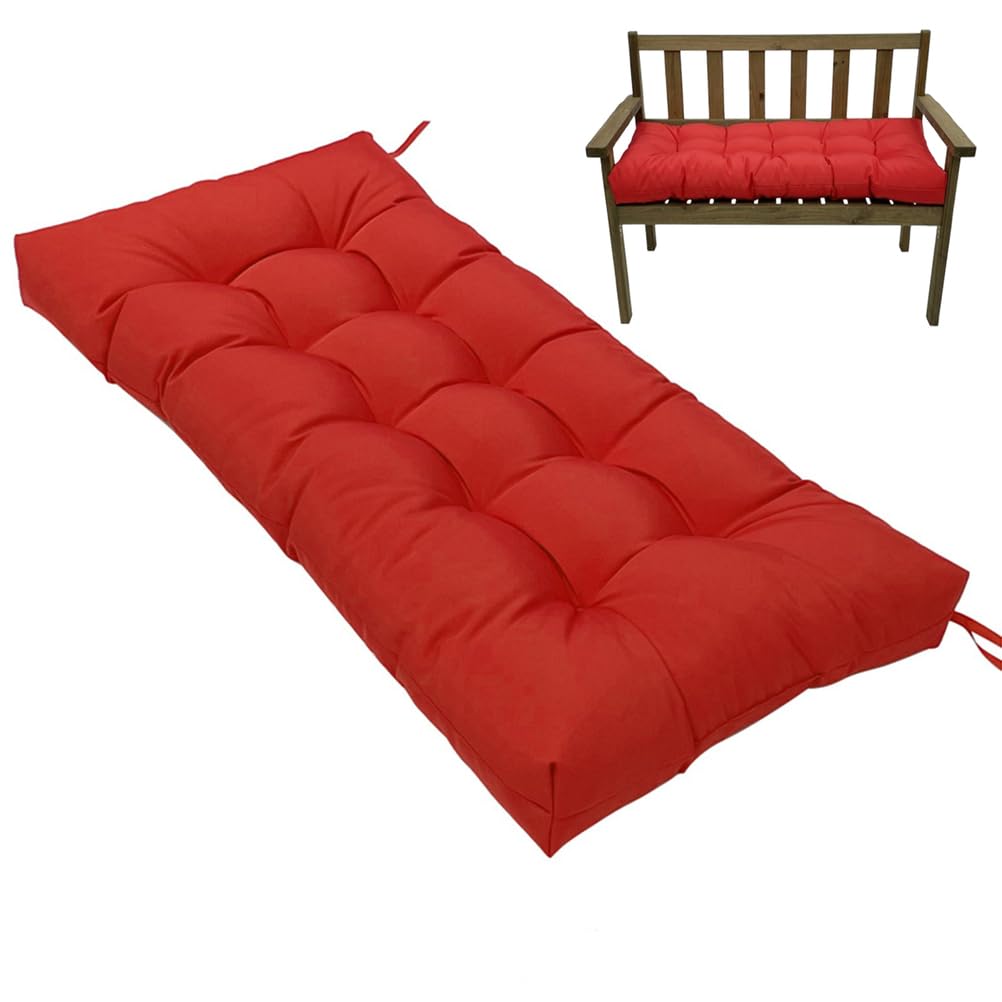 Coussin épais pour banc de jardin rectagnulaire en coton doux pour chaise et canapé