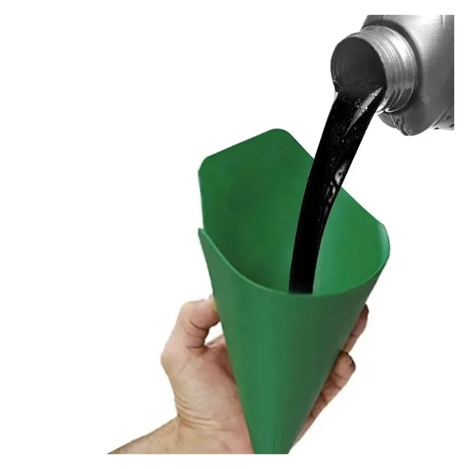 Imbuto Di Drenaggio Dell'olio for Auto Pieghevole Flessibile In Silicone | Piastra guida for motore di moto/camion/auto, design a prova di perdite, materiale, facile da pulire e riporre(50x20cm)