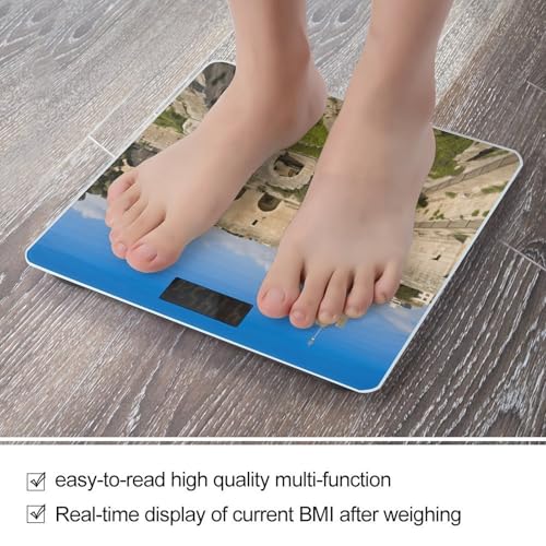 Báscula digital FodPand para baño 400 lb vidrio templado miniatura 5