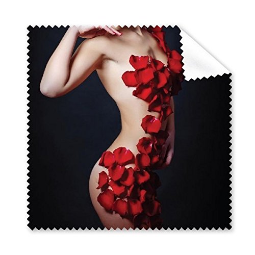 Chiffon lunettes lèvres rouges pour nettoyer votre écran de téléphone