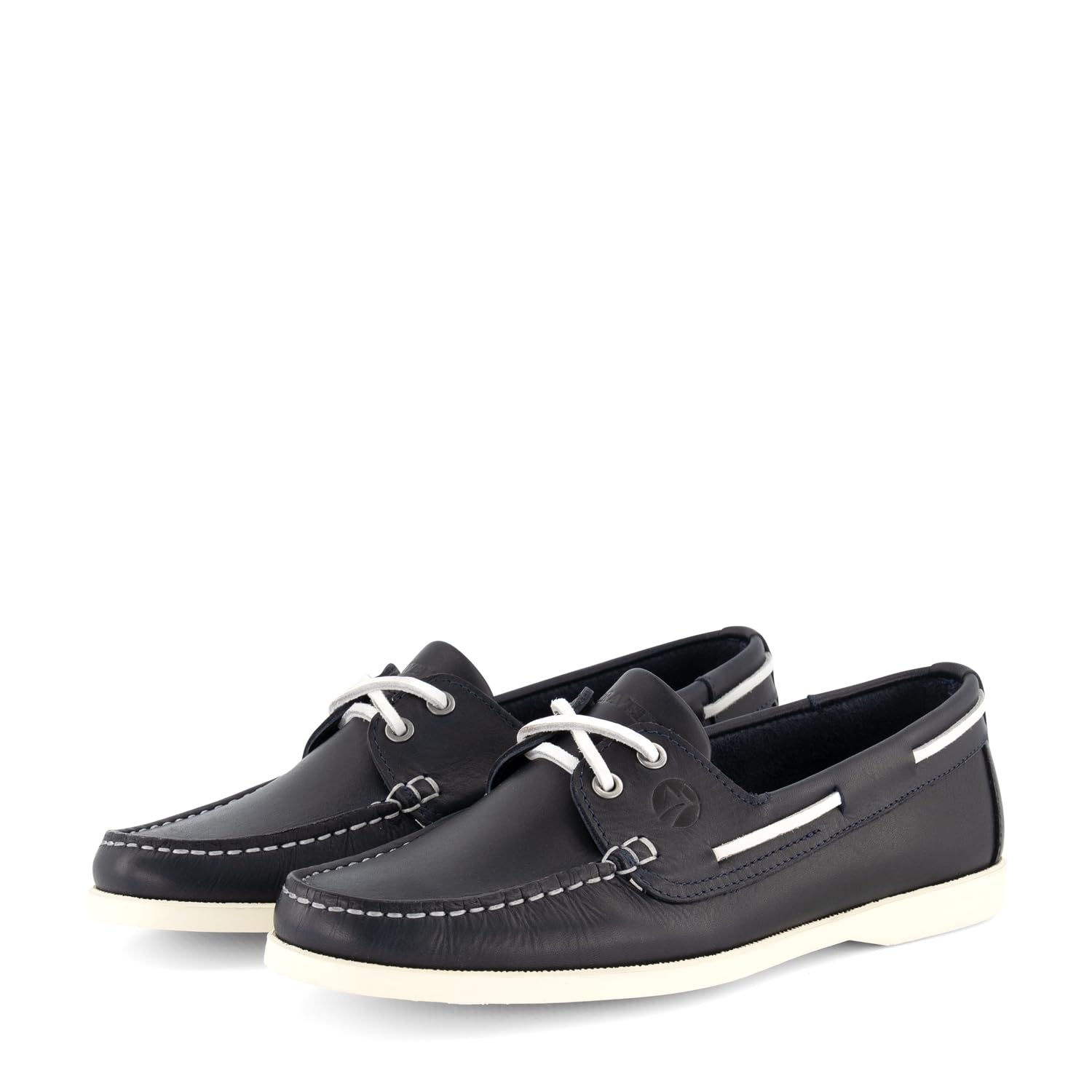 Travelin' Damen Exmouth Lady Slip On Nautical Leder Sommerschuhe - Blau
