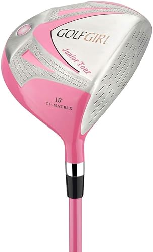Miniatura 3 de Golf Girl Set de golf para niñas Junior V3 con palos y bolsa rosados, mano izquierda