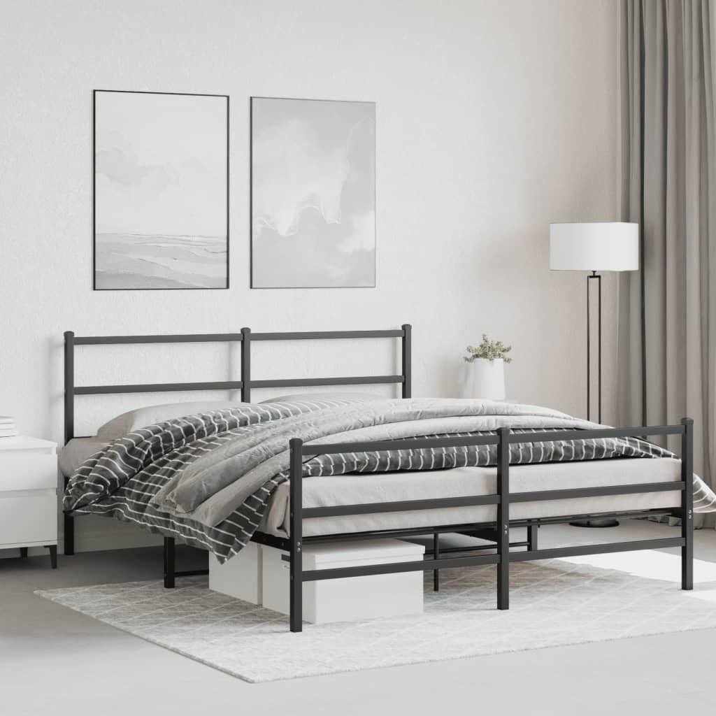 Amazon.com: ZQQLVOO Metal Bed Frame Without Mattress with
