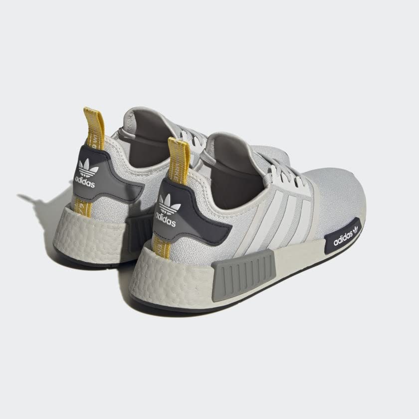 Image of adidas NMD R1 Shoes Men's, Grey, Size 13.5