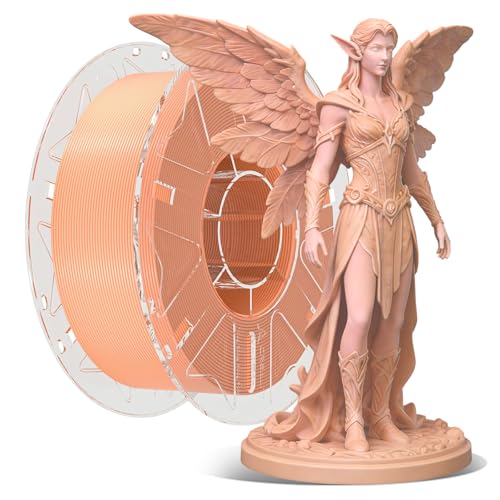 Image of Creality 3D Printer RFID Filament, Hyper PLA Filament 1.75mm Bundle for 3D Printing, Hyper PLA RFID Filament No-Tangling High Precision, 1KG(2.2 lbs) Spool (Peach Pink)