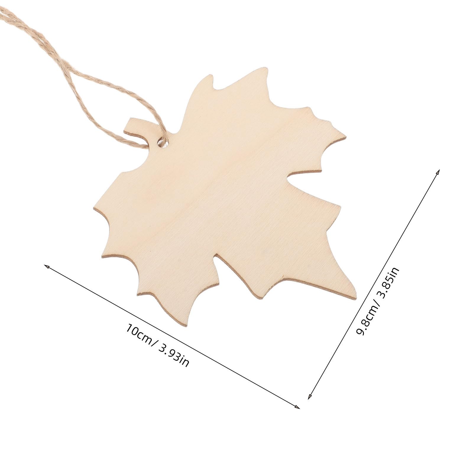 Cabilock 200 Stück Erntedankfest Ahornblatt Wanddekoration, Beige, Leicht