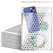 Bubble Out Bags 4 x 7.5 Clear Cushioned Pouches 4 x 7 1/2 by Amiff. Pack of 20 Bubble Pouch Bags. Self-Sealing. Mailing, Shipping, Packing, Packaging, Storage and Moving.