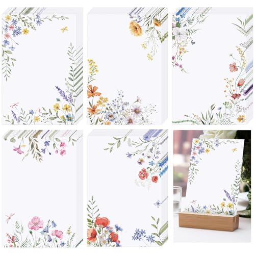 PerKoop 50 Pcs Blank Wedding Note Cards Decorative...