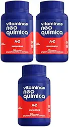 Kit 3 Vitamina A-Z Suplemento 60 Cápsulas - Neo Química