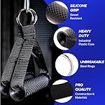 Cable Machine Attachments Home Gym, Triceps Rope, V Handle Cable Attachment,39inch LAT Pull Down Bar, Straight Rotaing Bar - Image 5